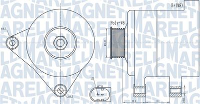 Alternator MAGNETI MARELLI 063732011010