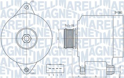 Alternator MAGNETI MARELLI 063732013010