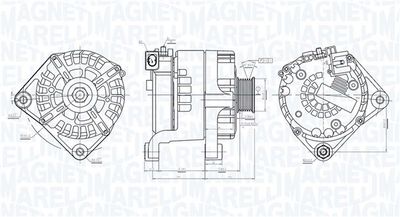 Alternator MAGNETI MARELLI 063732041010