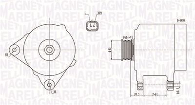 Alternator MAGNETI MARELLI 063732043010