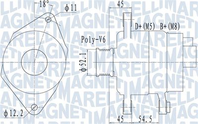 Alternator MAGNETI MARELLI 063732048010