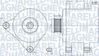 Alternator MAGNETI MARELLI 063732056010