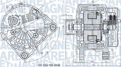Alternator MAGNETI MARELLI 063732058010