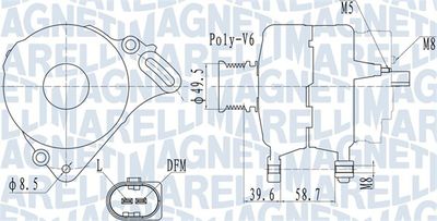Alternator MAGNETI MARELLI 063732064010