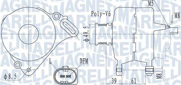 MAGNETI MARELLI 063732065010 Alternator