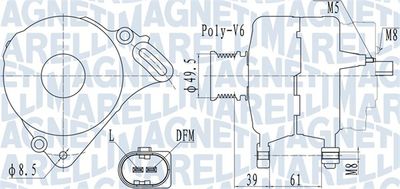 Alternator MAGNETI MARELLI 063732065010