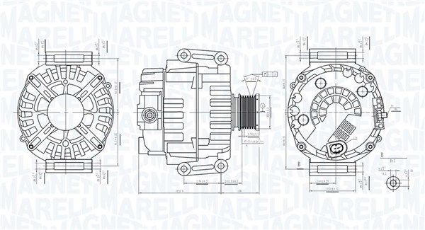 MAGNETI MARELLI 063732072010 Alternator