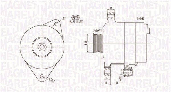 MAGNETI MARELLI 063732112010 Alternator