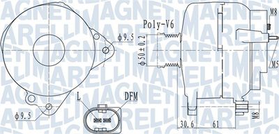 Alternator MAGNETI MARELLI 063732118010