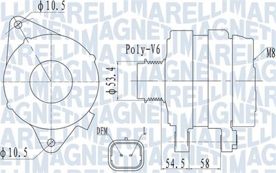 Alternator MAGNETI MARELLI 063732142010