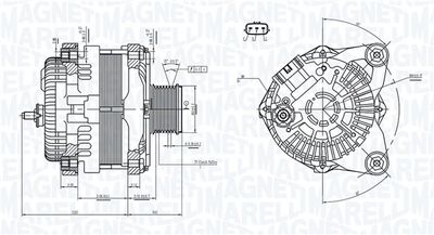 Alternator MAGNETI MARELLI 063732182010