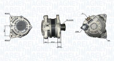 Alternator MAGNETI MARELLI 063732186010
