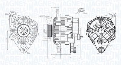 Alternator MAGNETI MARELLI 063733526010