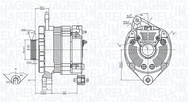 MAGNETI MARELLI 063733685010 Alternator