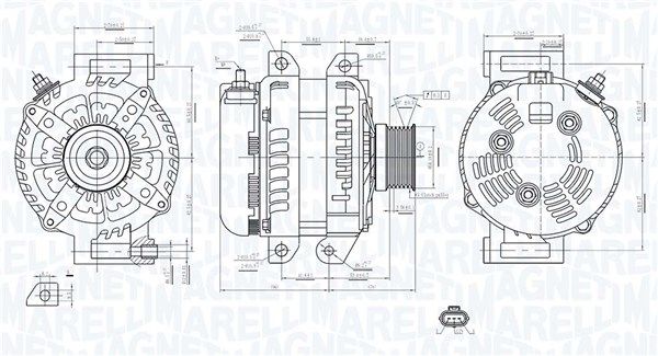 MAGNETI MARELLI 063735749010 Alternator