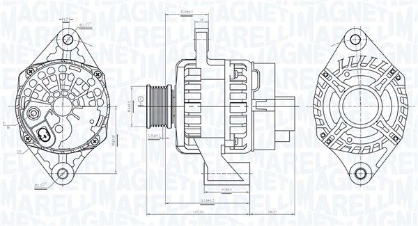 MAGNETI MARELLI 063736094010 Alternator