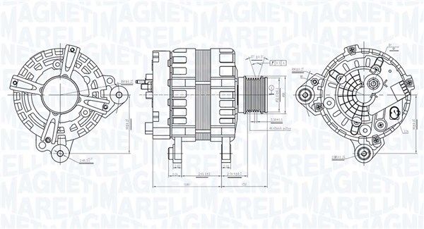 MAGNETI MARELLI 063736193010 Alternator