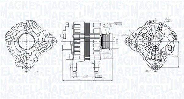 MAGNETI MARELLI 063736232010 Alternator