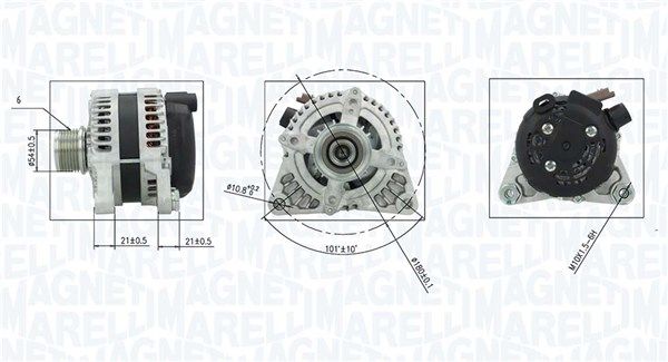 MAGNETI MARELLI 063736372010 Alternator
