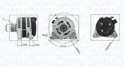 Alternator MAGNETI MARELLI 063736372010