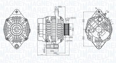 Alternator MAGNETI MARELLI 063736439010