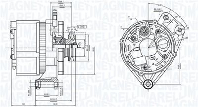Alternator MAGNETI MARELLI 063739061010