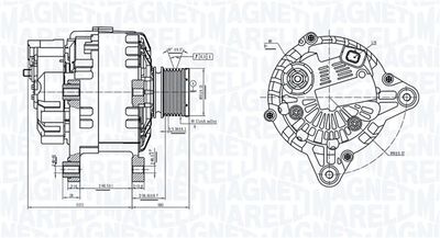 Alternator MAGNETI MARELLI 063739064010