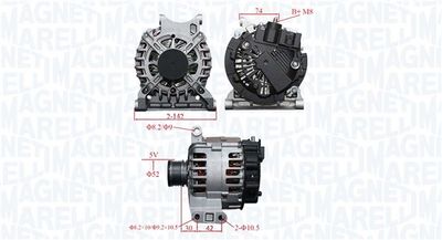 Alternator MAGNETI MARELLI 063739065010