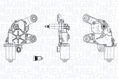 Wiper Motor MAGNETI MARELLI 064075400010