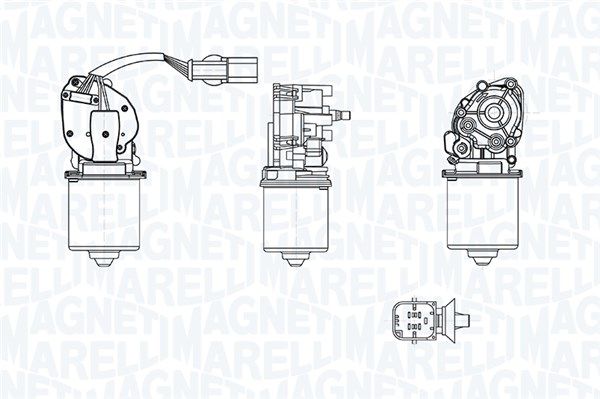 MAGNETI MARELLI 064371501010 Wiper Motor