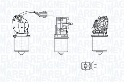 Wiper Motor MAGNETI MARELLI 064371501010