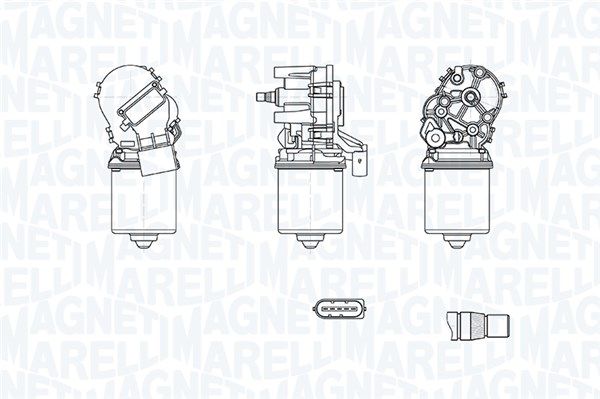 MAGNETI MARELLI 064372500010 Wiper Motor