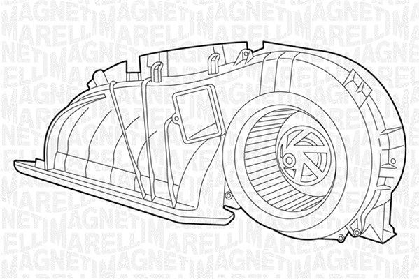 MAGNETI MARELLI 069401324010 Interior Blower