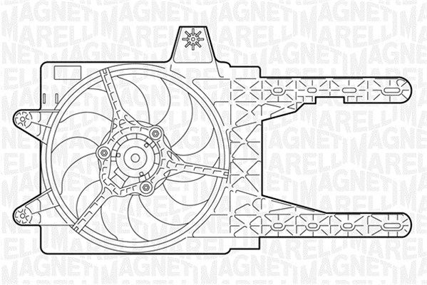 MAGNETI MARELLI 069402312010 Fan, engine cooling