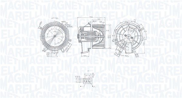 MAGNETI MARELLI 069412236010 Interior Blower