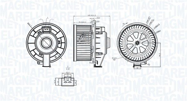MAGNETI MARELLI 069412253010 Interior Blower