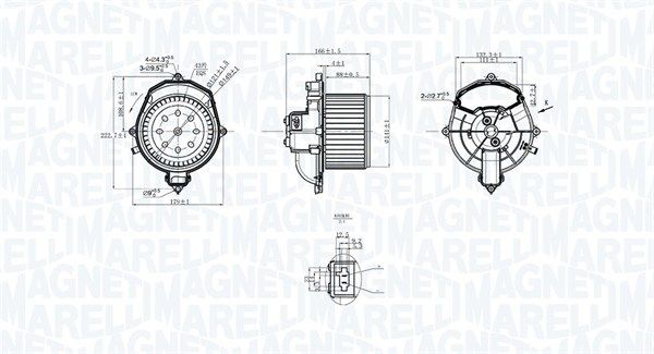 MAGNETI MARELLI 069412266010 Interior Blower