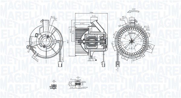 MAGNETI MARELLI 069412290010 Interior Blower