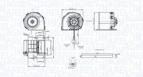 MAGNETI MARELLI 069412325010 Interior Blower