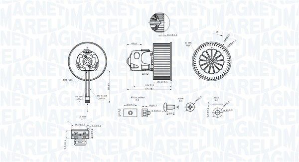 MAGNETI MARELLI 069412344010 Interior Blower