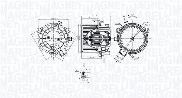 MAGNETI MARELLI 069412381010 Interior Blower