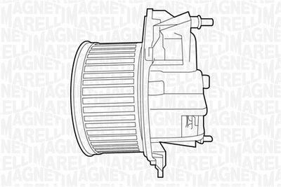 Interior Blower MAGNETI MARELLI 069412524010
