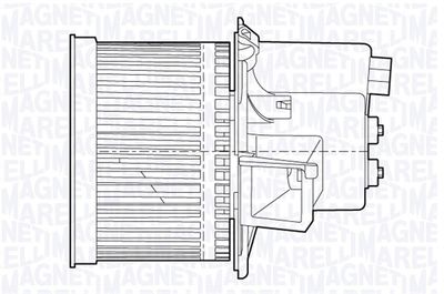 Interior Blower MAGNETI MARELLI 069412655010