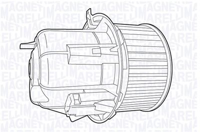 Interior Blower MAGNETI MARELLI 069412704010