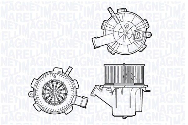 MAGNETI MARELLI 069412706010 Interior Blower
