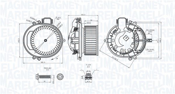 MAGNETI MARELLI 069412722010 Interior Blower