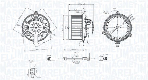 MAGNETI MARELLI 069412742010 Interior Blower