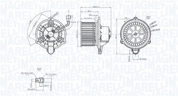 MAGNETI MARELLI 069412752010 Interior Blower