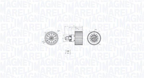 MAGNETI MARELLI 069412757010 Interior Blower