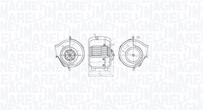 Interior Blower MAGNETI MARELLI 069412758010